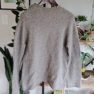 VTG Pendleton Grey Rollneck Fisherman Sweater Knit Medium